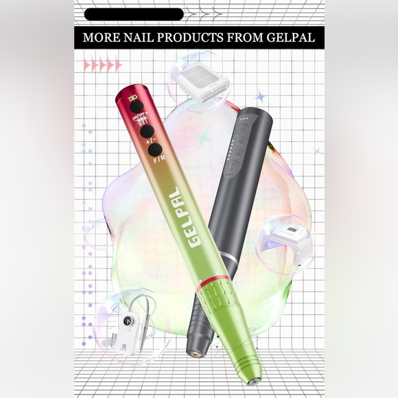 Gelpal Extended Portable Cordless Nail Drill for Acrylic Nails, 30000RPM - NWT - Picture 7 of 9